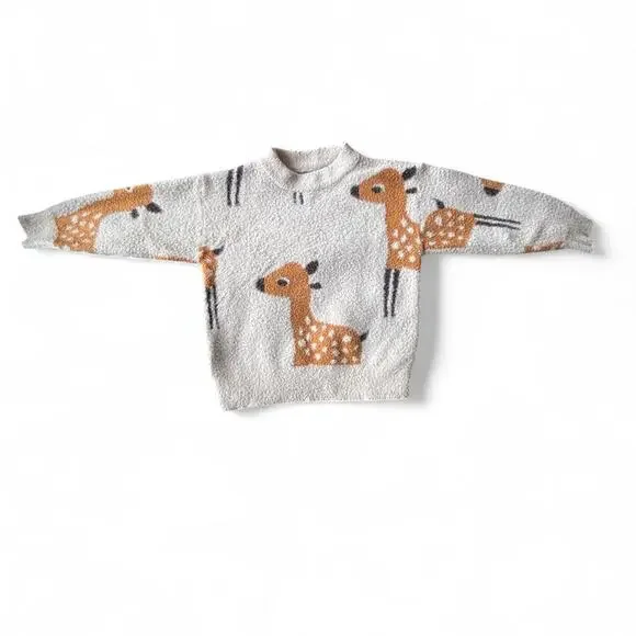 Childrens little giraffe felted sweater - Picture 2 of 4